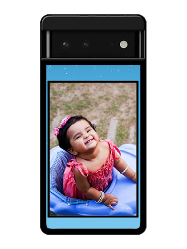 Custom Google Pixel 6 5G Custom Glass Phone Case - Wave Pattern Colorful Design