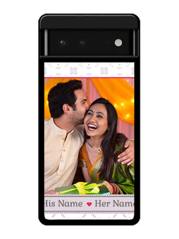 Custom Google Pixel 6 5G Custom Glass Phone Case - With Photo And Ethnic Design