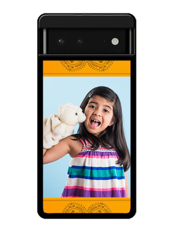 Custom Google Pixel 6 5G Custom Glass Phone Case - Photo Wedding Design