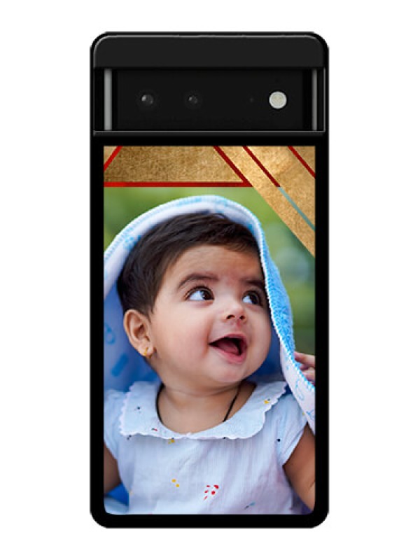 Custom Google Pixel 6 5G Custom Glass Phone Case - Gradient Abstract Texture Design