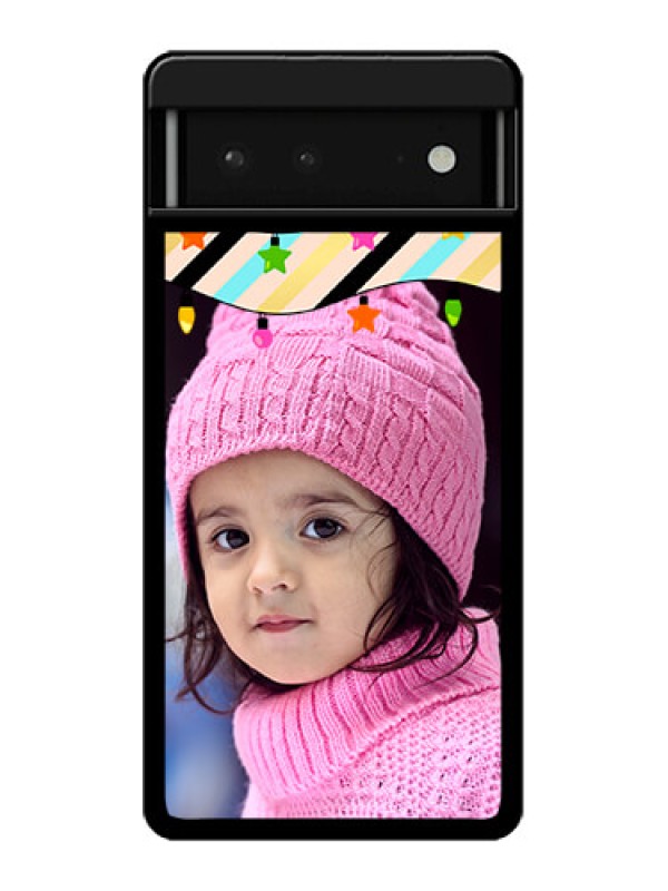 Custom Google Pixel 6 5G Custom Glass Phone Case - Lights Hanging Design
