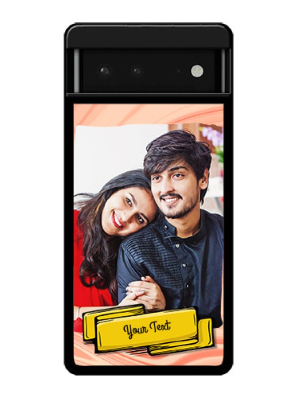 Custom Google Pixel 6 5G Custom Glass Phone Case - Marble Texture Design