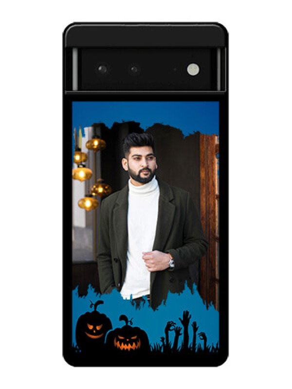Custom Google Pixel 6 5G Custom Glass Phone Case - With Pro Halloween Design