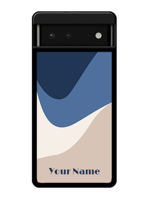 Custom Google Pixel 6 5G Custom Glass Phone Case - Abstract Drip Art Design