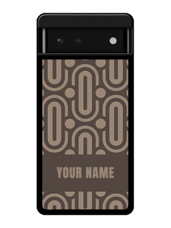 Custom Google Pixel 6 5G Custom Glass Phone Case - Captivating Zero Pattern Design