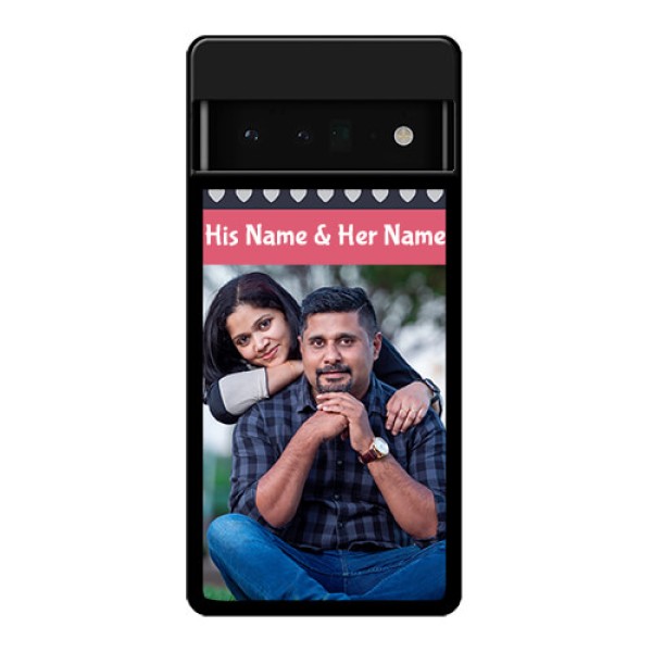 Google Pixel 6 Pro 5G Custom Glass Phone Case - Love Symbols Design