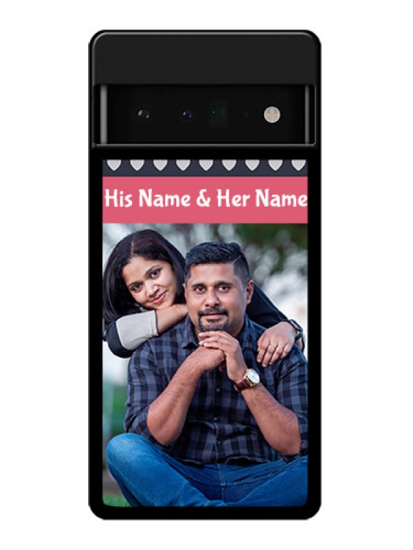Custom Google Pixel 6 Pro 5G Custom Glass Phone Case - Love Symbols Design