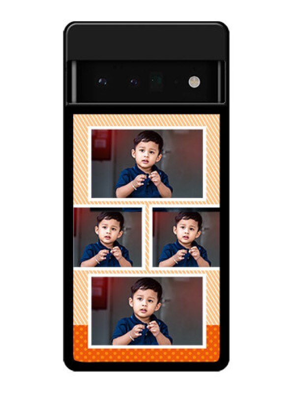 Custom Google Pixel 6 Pro 5G Custom Glass Phone Case - Bulk Photos Upload Design