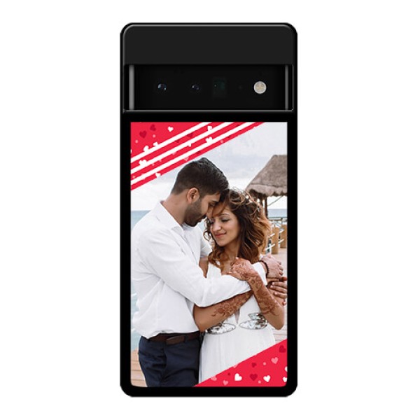 Google Pixel 6 Pro 5G Custom Glass Phone Case - Valentines Gift Design