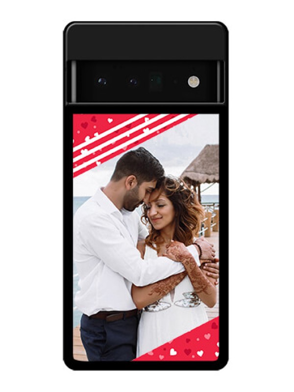 Custom Google Pixel 6 Pro 5G Custom Glass Phone Case - Valentines Gift Design