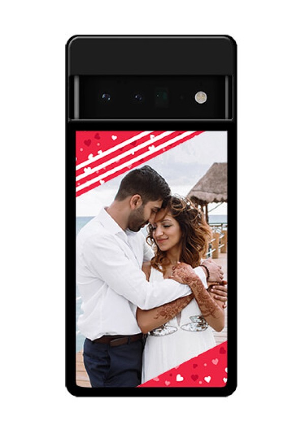 Google Pixel 6 Pro 5G Custom Glass Phone Case - Valentines Gift Design