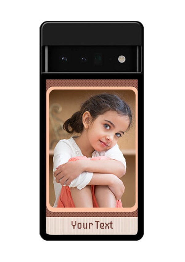 Google Pixel 6 Pro 5G Custom Glass Phone Case - Simple Pic Upload Design
