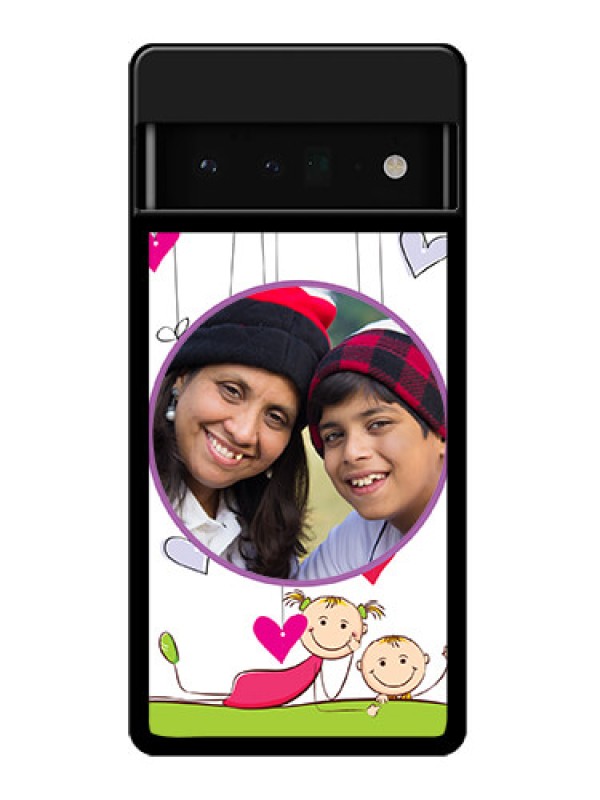 Custom Google Pixel 6 Pro 5G Custom Glass Phone Case - Cute Kids Phone Case Design