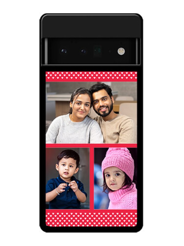 Custom Google Pixel 6 Pro 5G Custom Glass Phone Case - Bulk Photo Upload Design