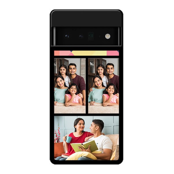Google Pixel 6 Pro 5G Custom Glass Phone Case - Bulk Pic Upload Design