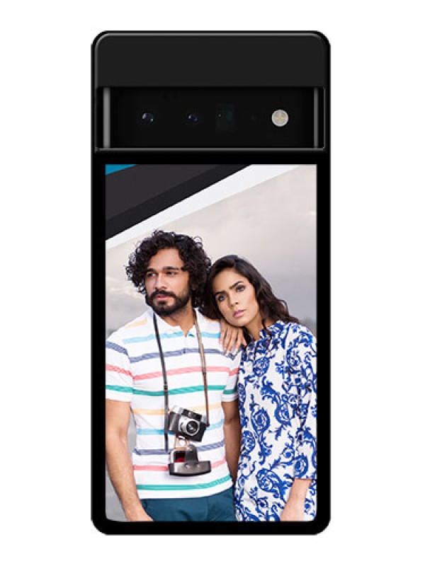 Custom Google Pixel 6 Pro 5G Custom Glass Phone Case - Simple Pattern Photo Upload Design