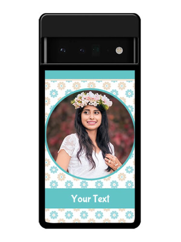Custom Google Pixel 6 Pro 5G Custom Glass Phone Case - Beautiful Flowers Design