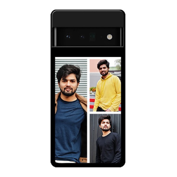 Google Pixel 6 Pro 5G Custom Glass Phone Case - Upload Multiple Picture Design