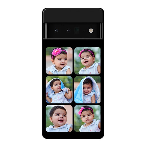 Google Pixel 6 Pro 5G Custom Glass Phone Case - Multiple Pictures Design