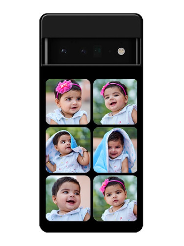 Custom Google Pixel 6 Pro 5G Custom Glass Phone Case - Multiple Pictures Design