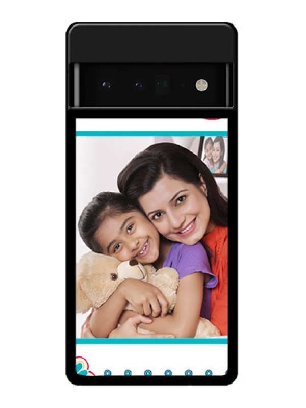 Custom Google Pixel 6 Pro 5G Custom Glass Phone Case - Flower Design