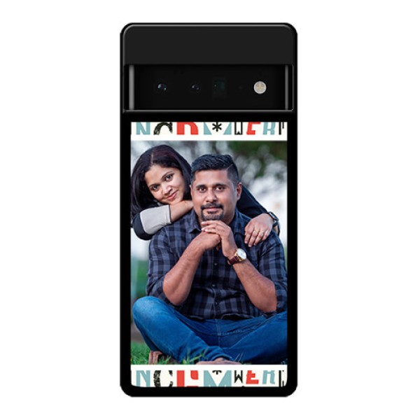 Google Pixel 6 Pro 5G Custom Glass Phone Case - Alphabet Design