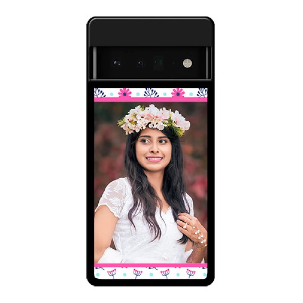Google Pixel 6 Pro 5G Custom Glass Phone Case - Colorful Flower Design