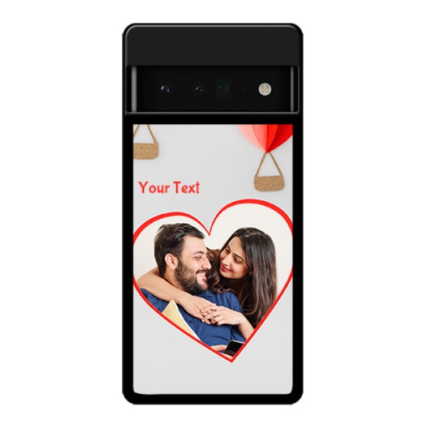 Google Pixel 6 Pro 5G Custom Glass Phone Case - Parachute Love Design