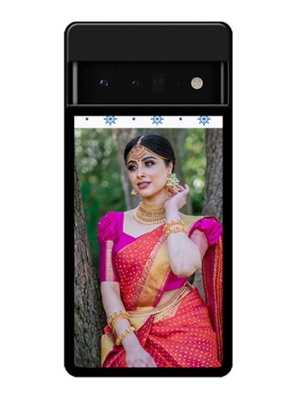 Custom Google Pixel 6 Pro 5G Custom Glass Phone Case - Snow Pattern Design