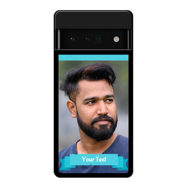 Google Pixel 6 Pro 5G Custom Glass Phone Case - Blue Color Design