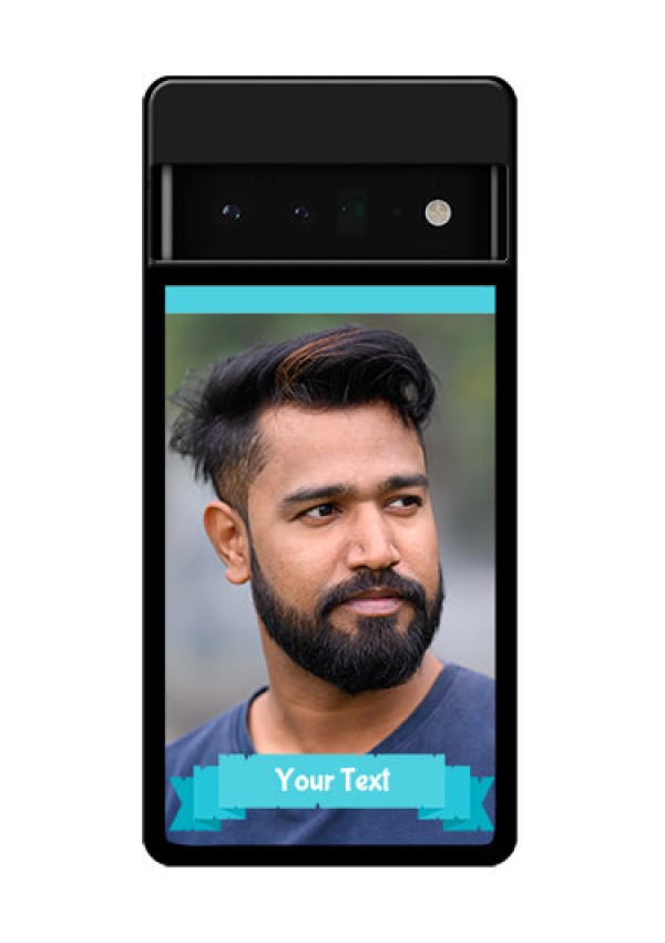 Google Pixel 6 Pro 5G Custom Glass Phone Case - Blue Color Design