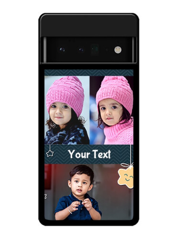 Custom Google Pixel 6 Pro 5G Custom Glass Phone Case - Hanging Stars Design