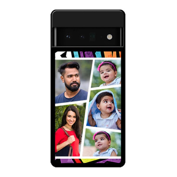 Google Pixel 6 Pro 5G Custom Glass Phone Case - Graffiti Pattern Design