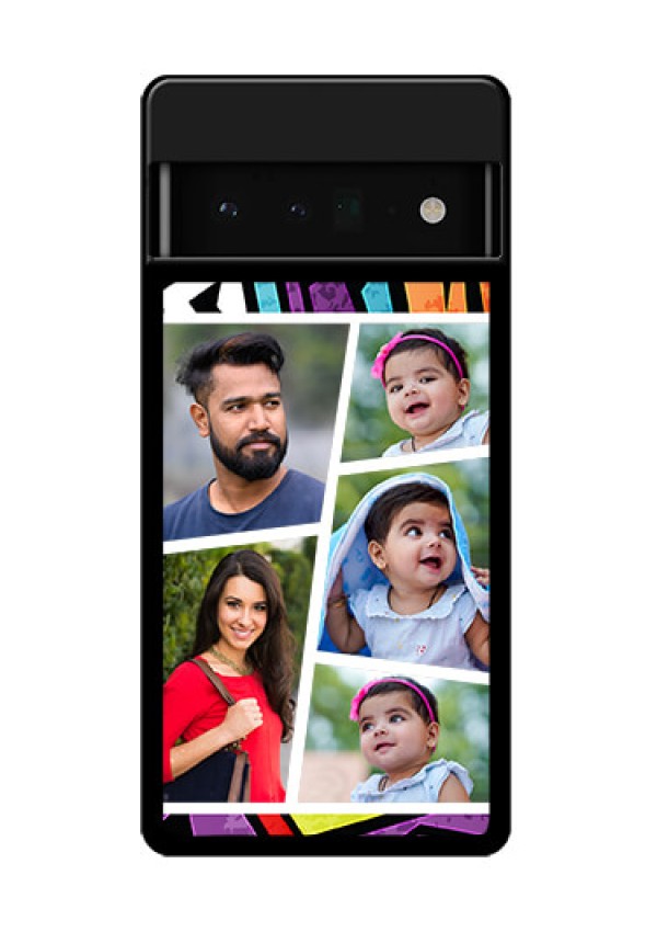 Google Pixel 6 Pro 5G Custom Glass Phone Case - Graffiti Pattern Design