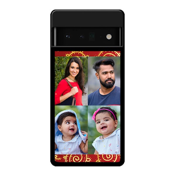 Google Pixel 6 Pro 5G Custom Glass Phone Case - 4 Image Traditional Design