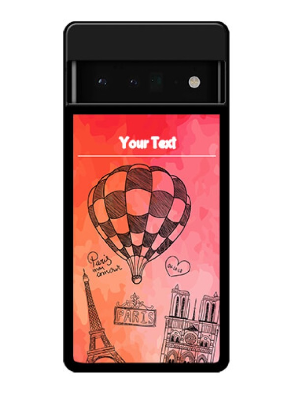 Custom Google Pixel 6 Pro 5G Custom Glass Phone Case - Paris Theme Design