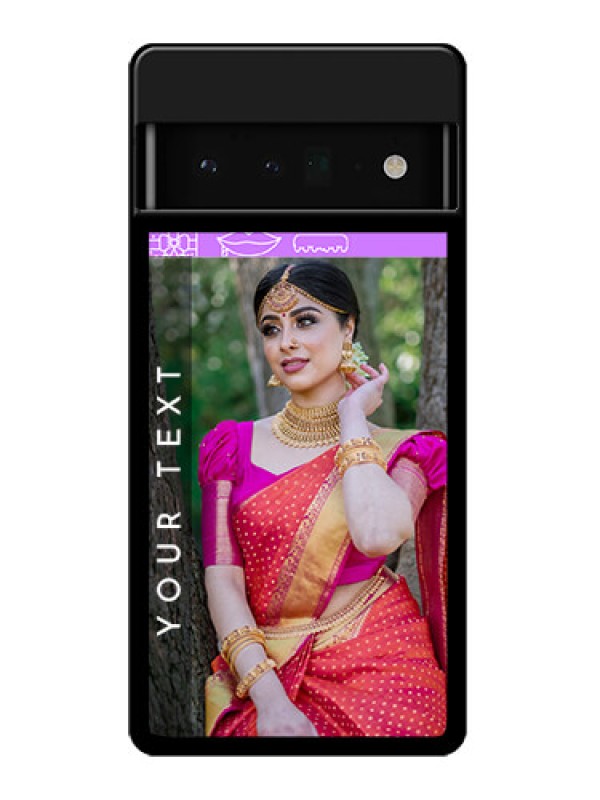 Custom Google Pixel 6 Pro 5G Custom Glass Phone Case - Birthday Icons Design