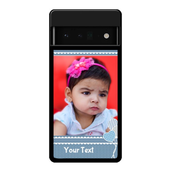 Google Pixel 6 Pro 5G Custom Glass Phone Case - With Kids Pattern Design