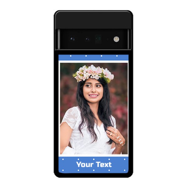 Google Pixel 6 Pro 5G Custom Glass Phone Case - Polka Dots Design