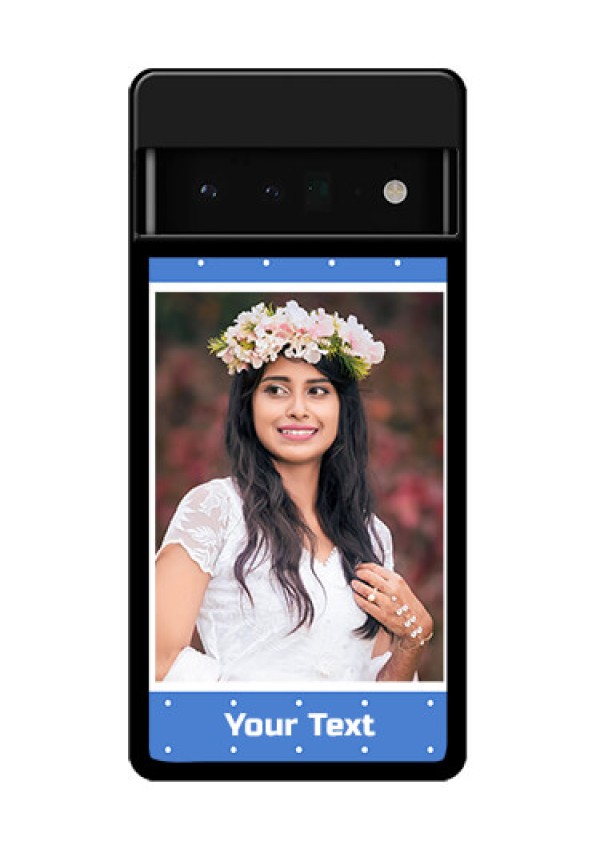 Google Pixel 6 Pro 5G Custom Glass Phone Case - Polka Dots Design