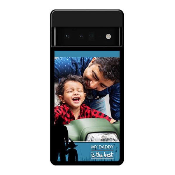 Google Pixel 6 Pro 5G Custom Glass Phone Case - Best Dad Design