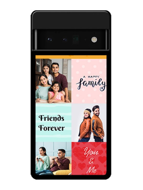 Custom Google Pixel 6 Pro 5G Custom Glass Phone Case - Images With Quotes Design