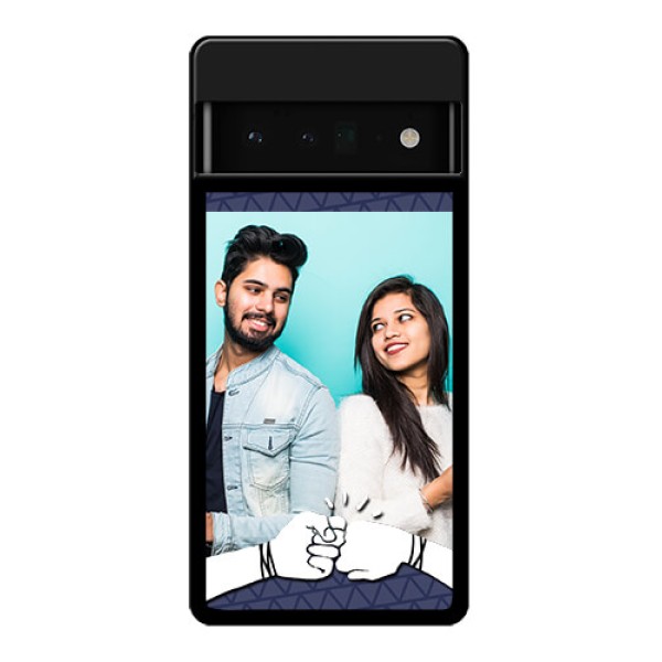 Google Pixel 6 Pro 5G Custom Glass Phone Case - With Best Friends Design