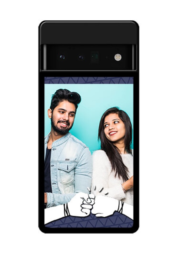 Google Pixel 6 Pro 5G Custom Glass Phone Case - With Best Friends Design