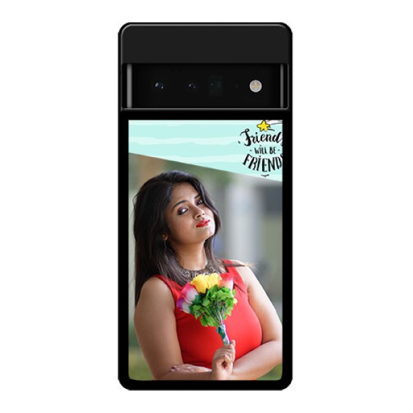 Google Pixel 6 Pro 5G Custom Glass Phone Case - Friends Picture Icon Design