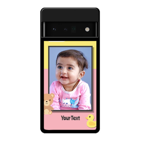 Google Pixel 6 Pro 5G Custom Glass Phone Case - Kids 2 Color Design