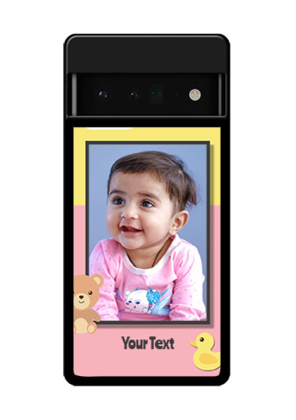 Google Pixel 6 Pro 5G Custom Glass Phone Case - Kids 2 Color Design