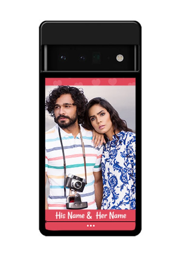 Google Pixel 6 Pro 5G Custom Glass Phone Case - Simple Love Design