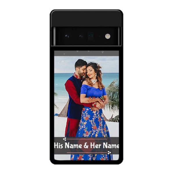 Google Pixel 6 Pro 5G Custom Glass Phone Case - Buy Love Design With Photo Online
