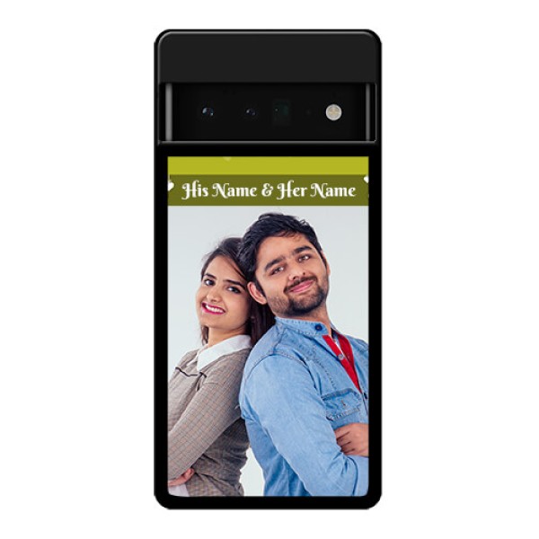 Google Pixel 6 Pro 5G Custom Glass Phone Case - You & Me Heart Design